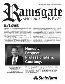Newsletter - Ramsgate Homeowners` Association