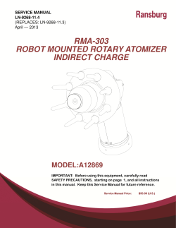 LN-9268-11.4 RMA-303 Indirect Charge Manual