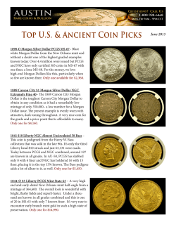Top U.S. & Ancient Coin Picks
