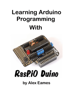 Learning Arduino Programming With RasPiO Duino