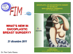 what`s new in oncoplastic breast surgery?