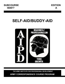Self Aid - Buddy Aid