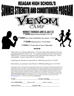 Sports Venom Camp Form â Strength & Conditioning