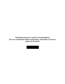 Swimming Upstream Against (Neo)colonialism: The rise of