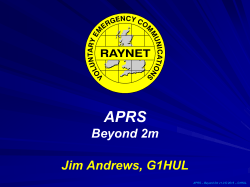 Beyond 2m Jim Andrews, G1HUL