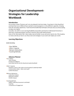 Karen Thomson-Leadership notebook