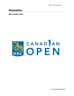 Evacuation - RBC Canadian Open