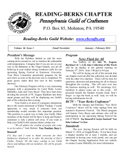 Pennsylvania Guild of Craftsmen - Reading