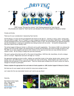FIRST Annual âDriving Fore Autismâ Golf Outing sponsored by Team