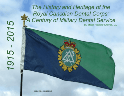 History and Heritage of the RCDC