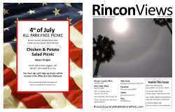 Your Copy! - Rincon Country Mobile Home Park