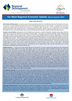 Regional Economic Update March 2015