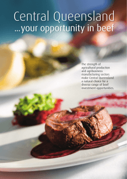 Growing Central Queensland Beef Investment Prospectus View the