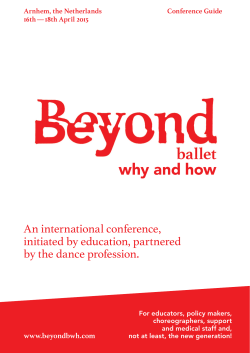 An international conference, initiated by education, partnered by the