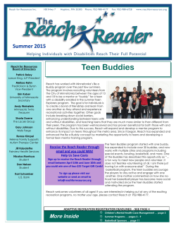 Teen Buddies - Reach For Resources