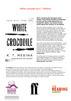 White Crocodile by K. T Medina