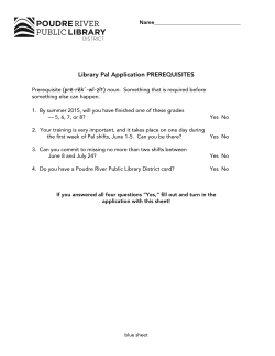 Library Pal Application PREREQUISITES