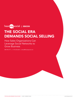 the social era demands social selling