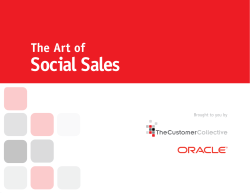The Art of Social Sales