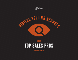 Digital Selling Secrets from Top Sales Pros