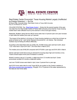 Texas Housing Market Largely Unaffected by Energy Downturn