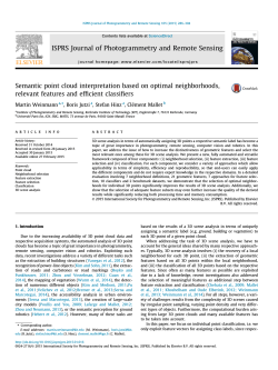 Semantic point cloud interpretation based on optimal