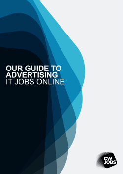 the guide - Advertise IT jobs on CWJobs.co.uk