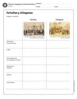 Tertulias y chinganas