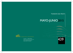 2015 - FundaciÃ³n Juan March