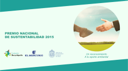 premio nacional de sustentabilidad 2015