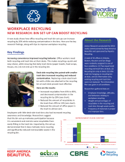Fact Sheet - Recycling@Work