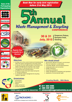 information pdf - National Recycling Forum