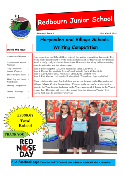 March 27 2015 - Redbourn Junior School