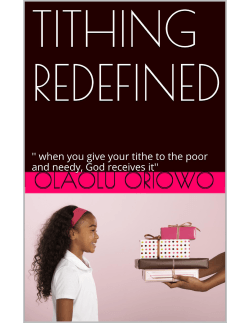 Tithing - Redefined Future