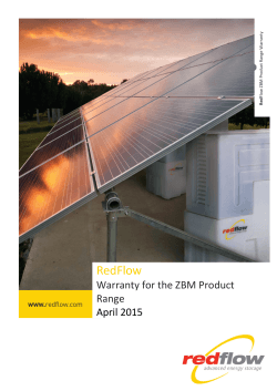 View ZBM Product Range Warranty