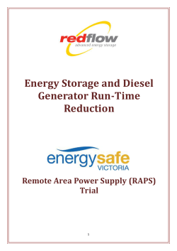 Energy Storage and Diesel Generator Run-Time