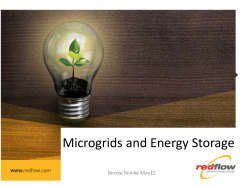 Microgrids and Energy Storage