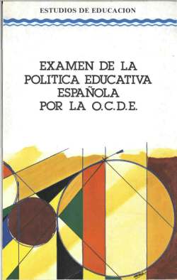 EXAMEN DE LA POLÃTICA EDUCATIVA ESPAÃOLA