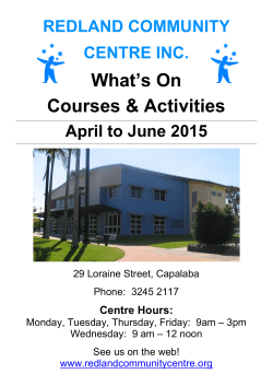 What`s On Courses & Activities