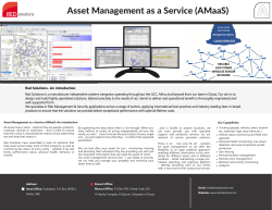 Asset Management As A Service Brief