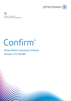 Street Works Connector XML Schema
