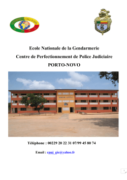 Ecole Nationale de la Gendarmerie Centre de