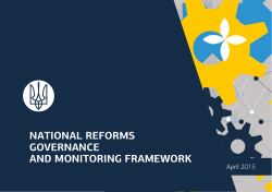 national reforms governance and monitoring framework