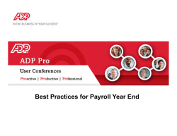 Best Practices for Payroll Year End