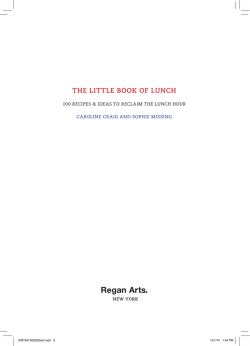 THE LITTLE BOOK OF LUNCH