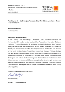 Beil. 6/2015 - Regionalverband Schwarzwald-Baar