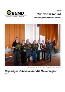 Rundbrief - BUND Kreisgruppe Region Hannover