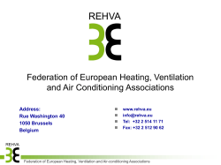 Federation of European Heating, Ventilation and Air
