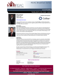 REIAC Breakfast Series