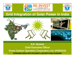 Mr S K Soonee, Chief Executive Officer, Power - RE
